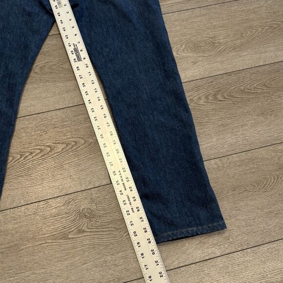 Johnnie O Jeans Mens 34x30 Blue Dark Wash Denim 5 Pocket Casual Jeans - Picture 6 of 6